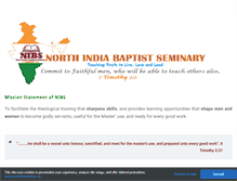 Tablet Screenshot of nibsindia.com